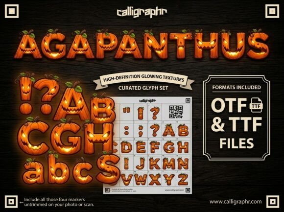 Agapanthus: A Halloween Display Font That Delivers Instant Atmosphere