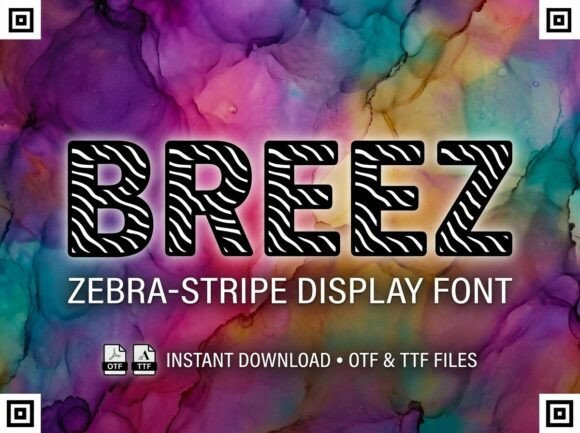 Breez Display Font for Handmade Creators