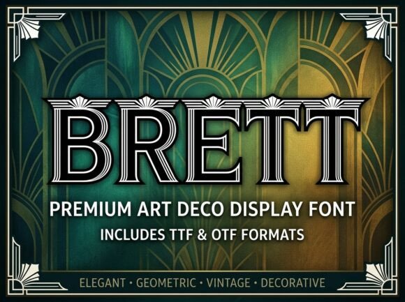 Brett: A Display Typeface That Anchors Your Story