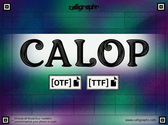 Calop: A Display Typeface That Breathes Rhythm Into Editorial Design