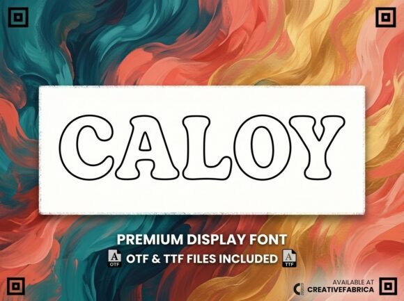 Caloy: A Soft, Soulful Display Typeface for Warm Brand Identities