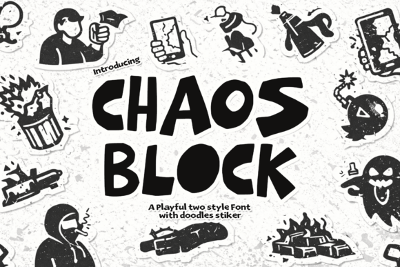 Chaos Block: A Display Font with Editorial Heart