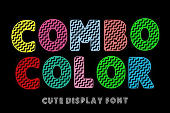 Combo Color Font: A Vibrant Display Typeface for Small Business Branding