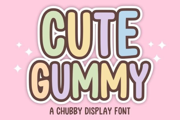Cute Gummy: A Playful Display Font That Delivers Joy—Not Just Looks