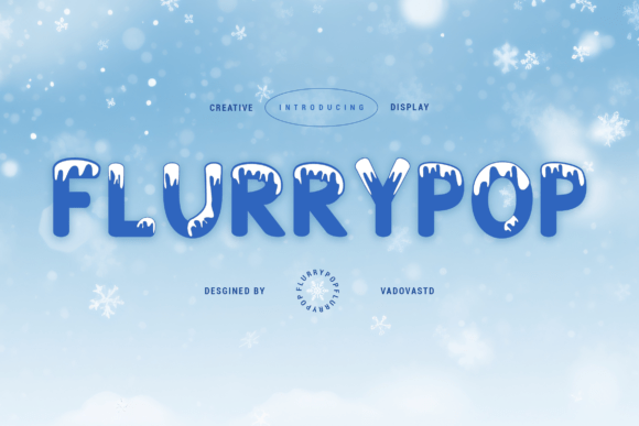 Flurrypop: A Playful Display Font for Fresh Digital Branding