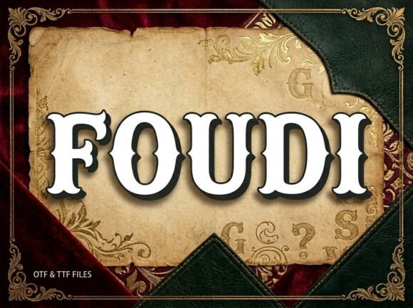 Foudi: A Standout Display Font for Handmade Creators