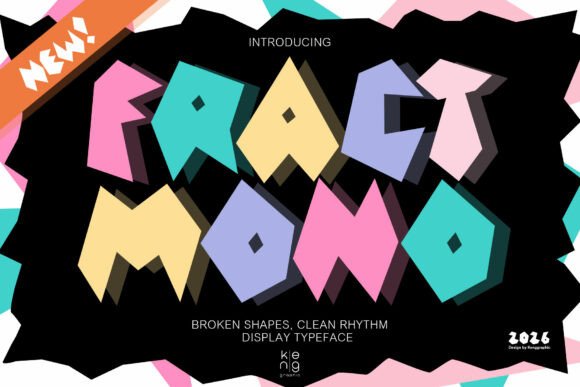Fract Mono: A Display Typeface That Holds Space With Intent