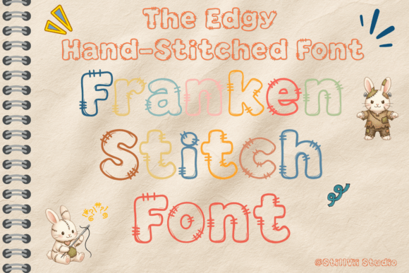Frankenstitch: A Premium Display Font That Builds Brand Trust