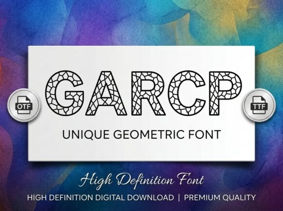 Garcp: A Standout Display Font for Digital Branding