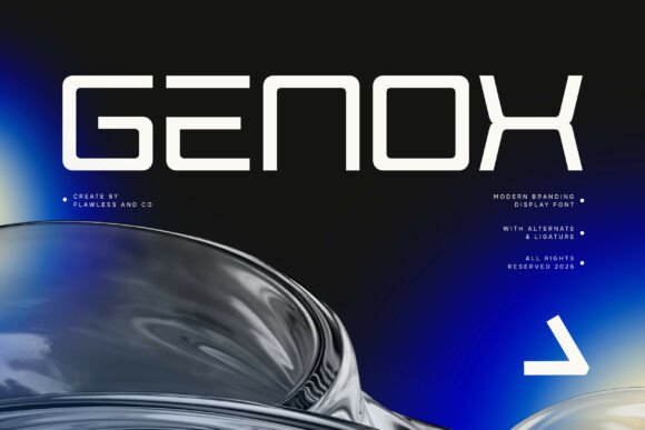 Genox: A Display Typeface That Builds Brand Confidence