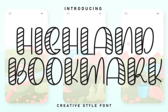 Highland Bookmark: A Display Font That Anchors Your Campaign Visuals