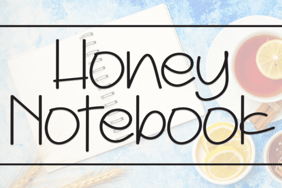 Honey Notebook: A Warm, Whimsical Display Typeface for Friendly Branding
