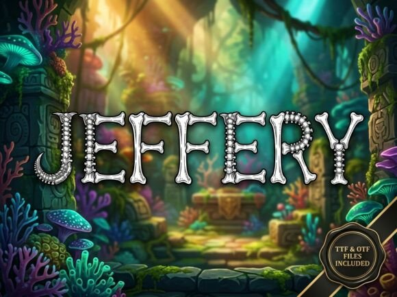 Jeffery: A Display Font That Makes Your Brand Instantly Memorable