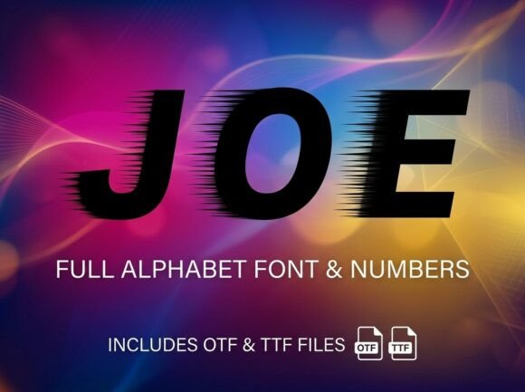 Joe: A Bold Display Font That Moves Your Brand Forward