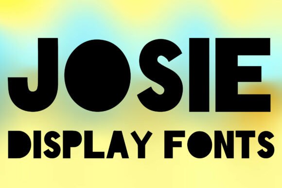 Josie: A Bold, Playful Display Font for Handmade Creators