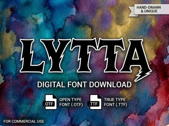 Lytta: A Display Font That Anchors Digital Branding