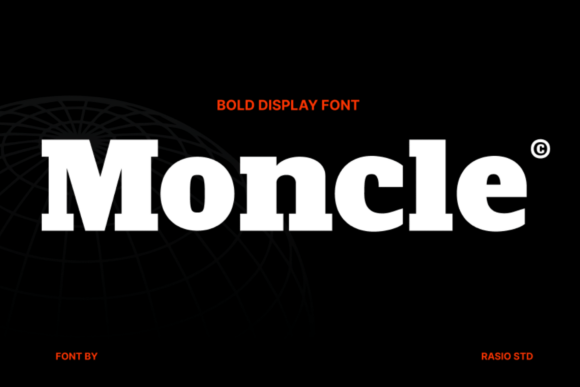 Moncle: A Bold Display Serif Font for Handmade Brands