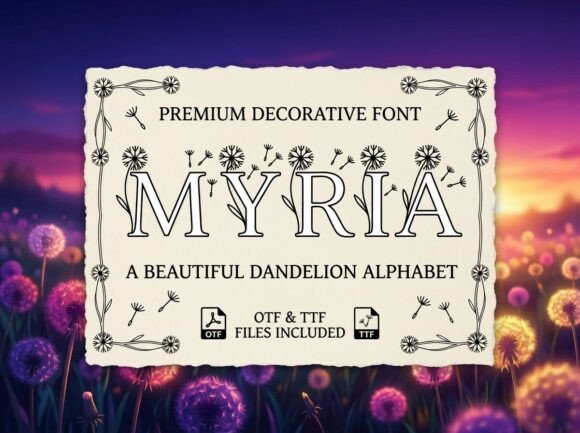 Myria: A Display Font That Makes Your Headlines Feel Like a Wish