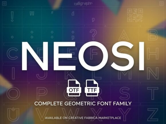 Neosi: A Bold Display Font for Digital Brand Impact