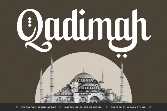 Qadimah: A Display Font That Feels Like Hand-Drawn Elegance