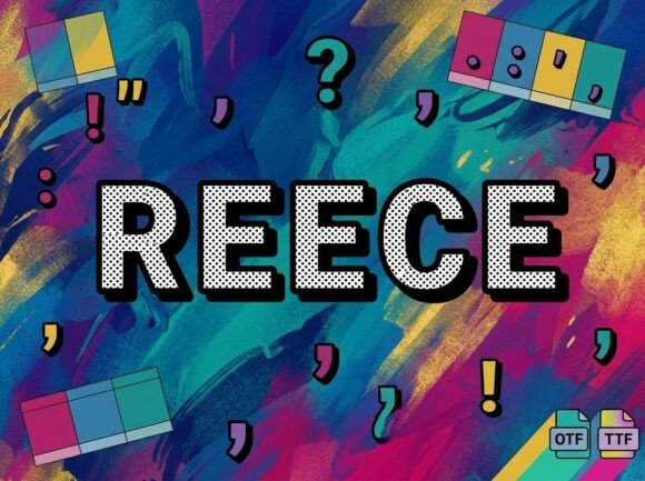 Reece: A Display Font That Sparks Joy on the Page