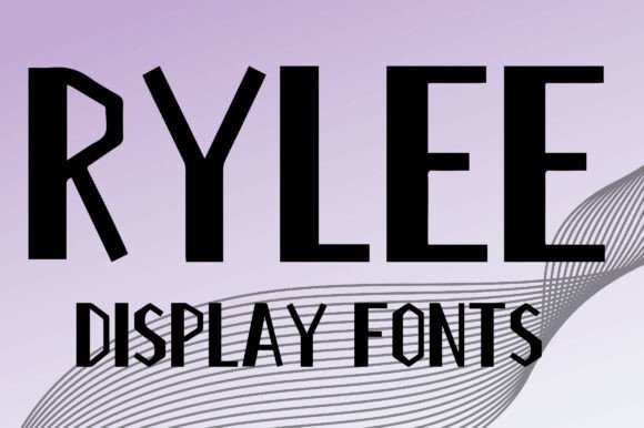 Rylee: A Bold Display Font That Makes Handmade Goods Shine