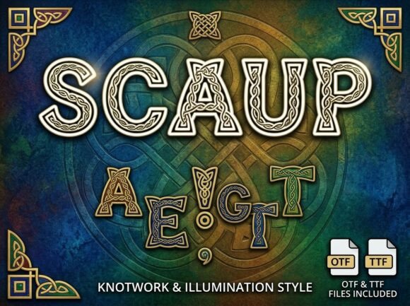 Scaup: A Bold Display Font That Commands Attention