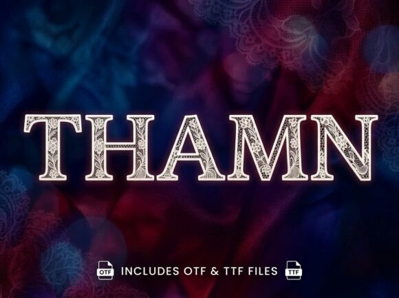 Thamn: A Bold Display Font That Anchors Real Brand Identity