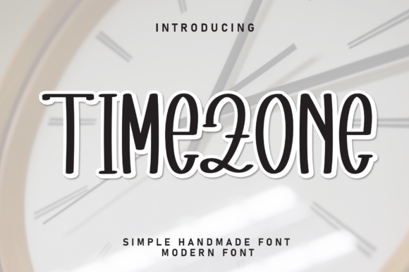 Timezone: A Playful Handwritten Display Font for Scroll-Stopping Campaigns
