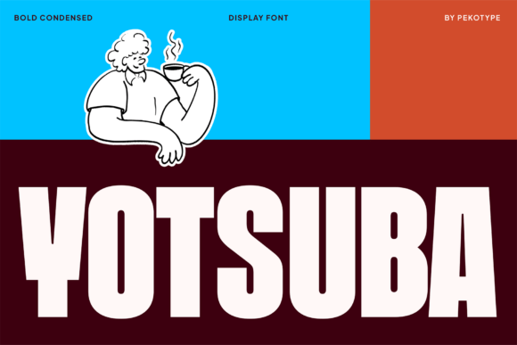 Yotsuba: A Bold Display Font for Modern Web Design