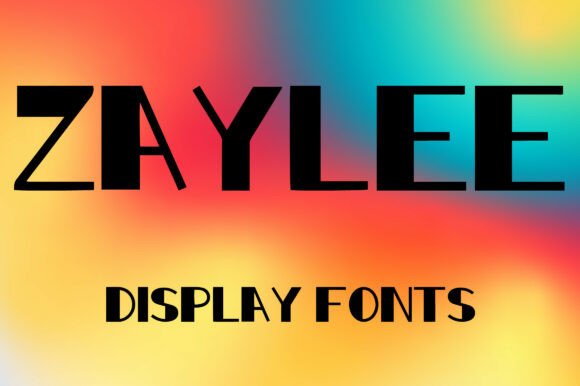 Zaylee: A Bold Display Font for Modern Digital Brands